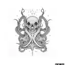 lovecraft tattoo design idea