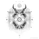 morse code of A B D J  M tattoo design idea