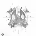 morse code of A B D J  M tattoo design idea