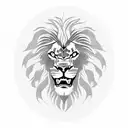 angry, czech symbol lion  tattoo design idea