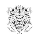 angry, czech symbol lion  tattoo design idea