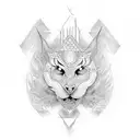 Lorraine cross tattoo design idea