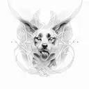 Lorraine cross tattoo design idea