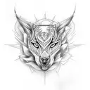 Lorraine cross tattoo design idea