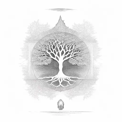 Tree of Life tattoo design idea