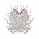 ant tattoo design idea