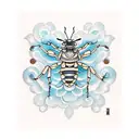 ant tattoo design idea