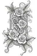 dad memorial tattoo tattoo design idea