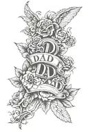 dad memorial tattoo tattoo design idea