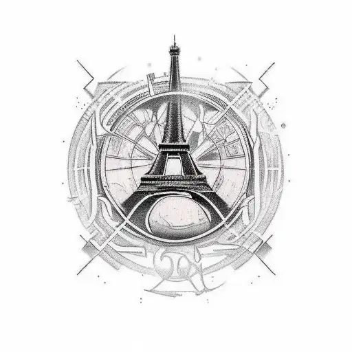 i want a tattoo based on a lyrics which is "like paris in '45 the whole world waiting to come alive" tattoo design idea