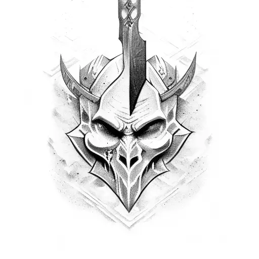 kratos weapons tattoo design idea