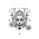 arc en ciel tattoo design idea