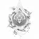 arc en ciel tattoo design idea