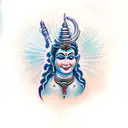 mahadev vishnu tattoo design idea