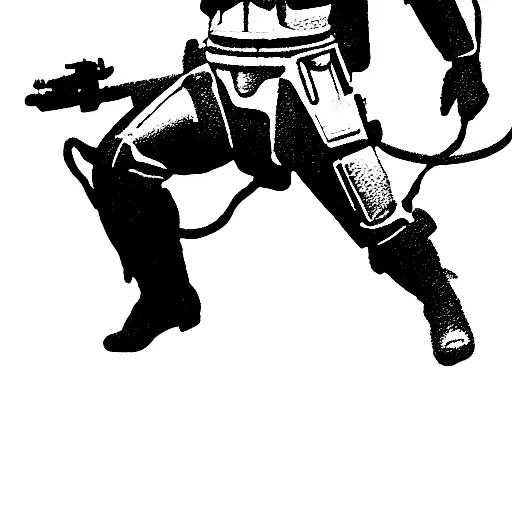 boba fett tattoo design idea