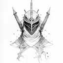 Artorias the abyss walker tattoo design idea