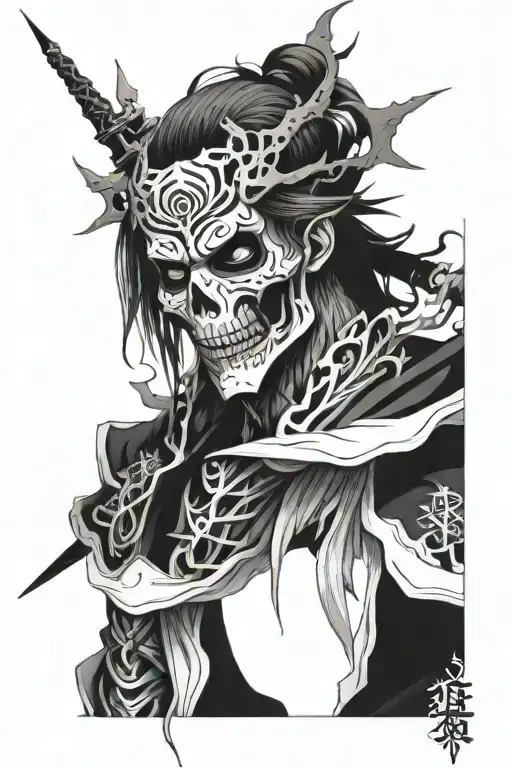 shinigami tattoo design idea