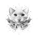 Dans l'Univers, y a des milliards de vies sur Terre, sept milliards d'êtres humains Peut-être trois milliards de filles  tattoo design idea