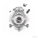 mafia tattoo design idea