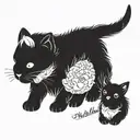 born child names Mikuláš , 26.8.2024 , 2.27 , son, joy tattoo design idea