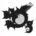 born child names Mikuláš , 26.8.2024 , 2.27 , son, joy tattoo design idea