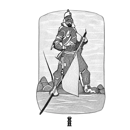 sao jorge tattoo design idea