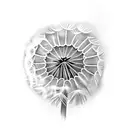 Dandelion tattoo design idea