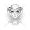cpu computer  wire  tattoo design idea