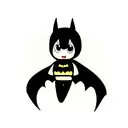 Batman simbol tattoo design idea