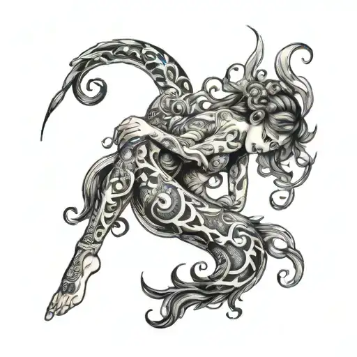 french woman orgasms tattoo design idea