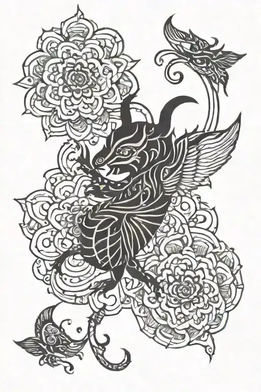 Vamsi tattoo design idea