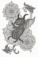 Vamsi tattoo design idea