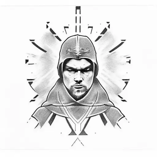 Anakin vs Obi-Wan tattoo design idea