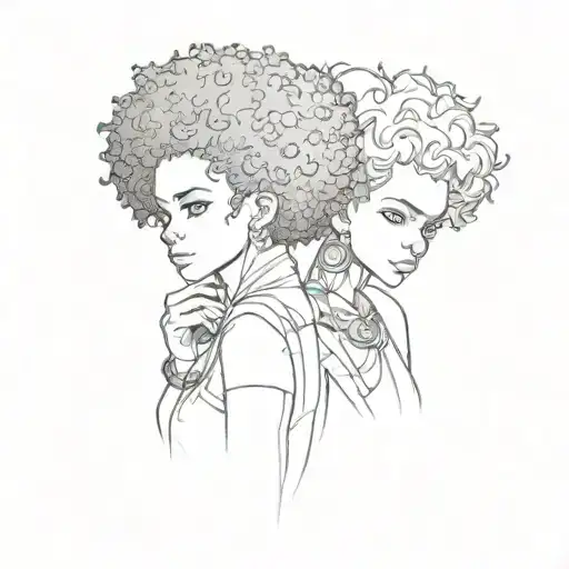 Huey Freeman See,Speak,Hear no evil tattoo design idea