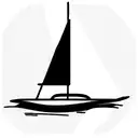 back of speed boat with propeller  tattoo design idea