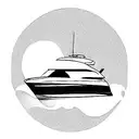back of speed boat with propeller  tattoo design idea