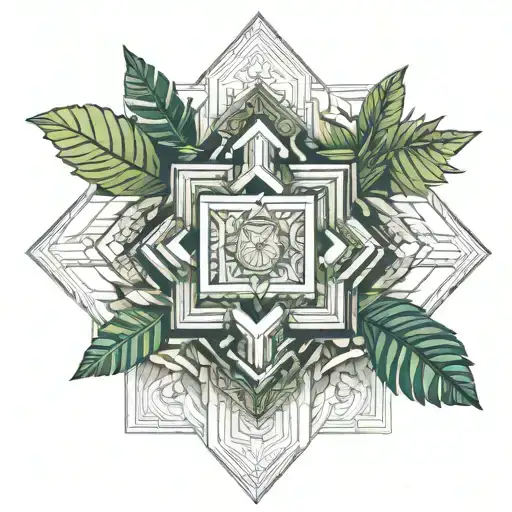 Amazon rainforest tattoo design idea