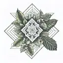 Amazon rainforest tattoo design idea