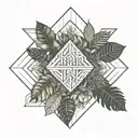 Amazon rainforest tattoo design idea