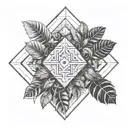 Amazon rainforest tattoo design idea