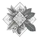 Amazon rainforest tattoo design idea