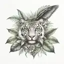 Amazon rainforest tattoo design idea