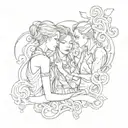 friends, 1312 tattoo design idea