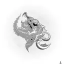 Bending Rodriguez tattoo design idea