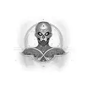 Bending Rodriguez tattoo design idea