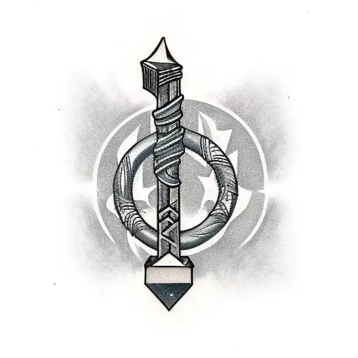 Thor S Hammer Mjolnir Celtic Knot Scandinavian Viking Style Ornament  Isolated Vector Illustration Hand Drawing Stock Illustration - Download  Image Now - iStock