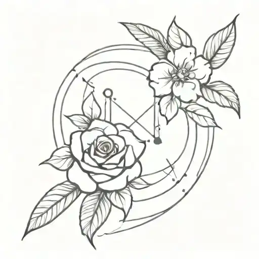 Tragedy + time heals all tattoo design idea