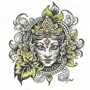 raj deepa tattoo design idea