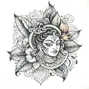 raj deepa tattoo design idea