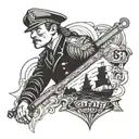 Captain Yosemite tattoo design idea